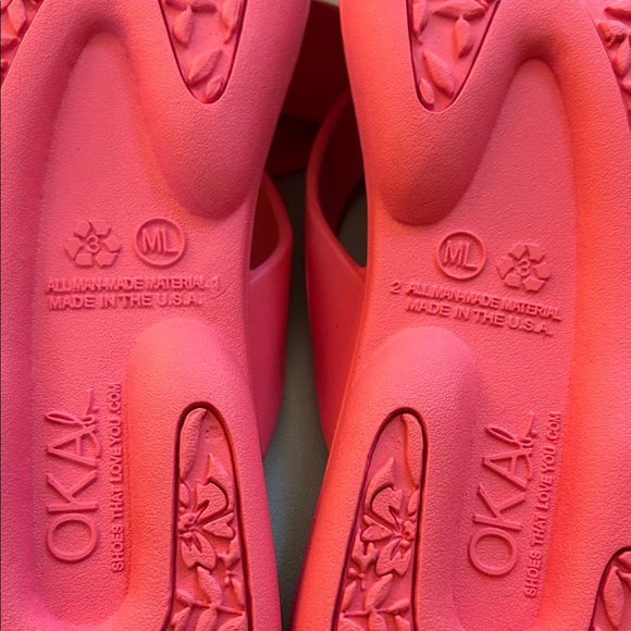 Oka B - Pink Women's Slide Sandals - Picture 4 of 5